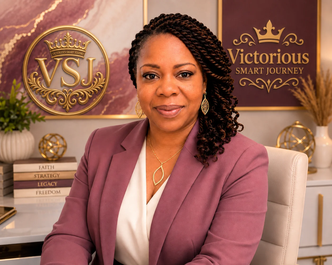 Intisar in the Victorious Smart Journey office