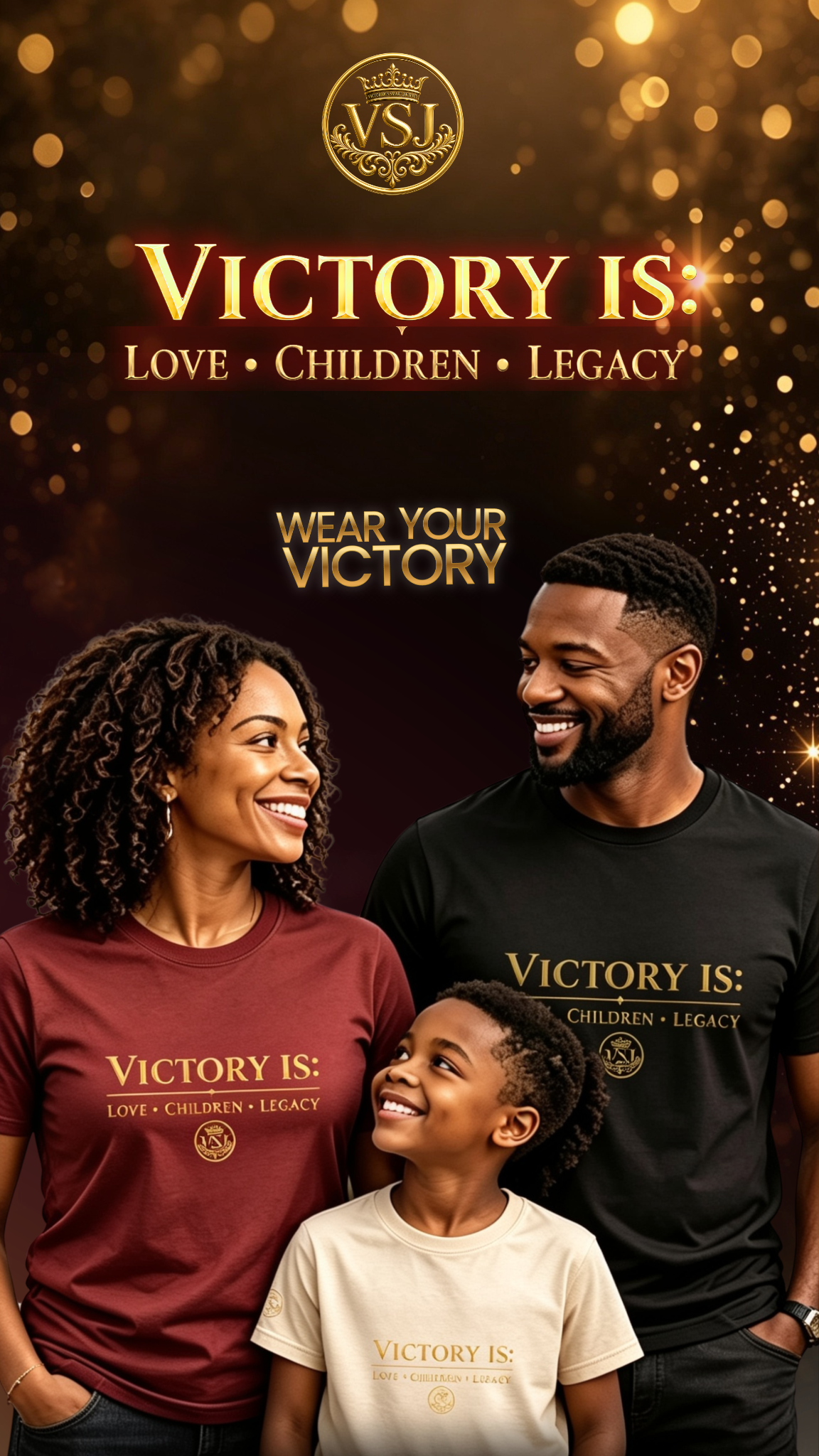 A multigenerational family creating a legacy